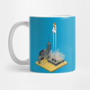 shuttle launch Mug